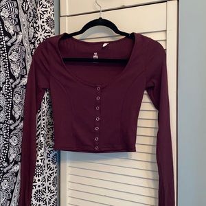Maroon long sleeve